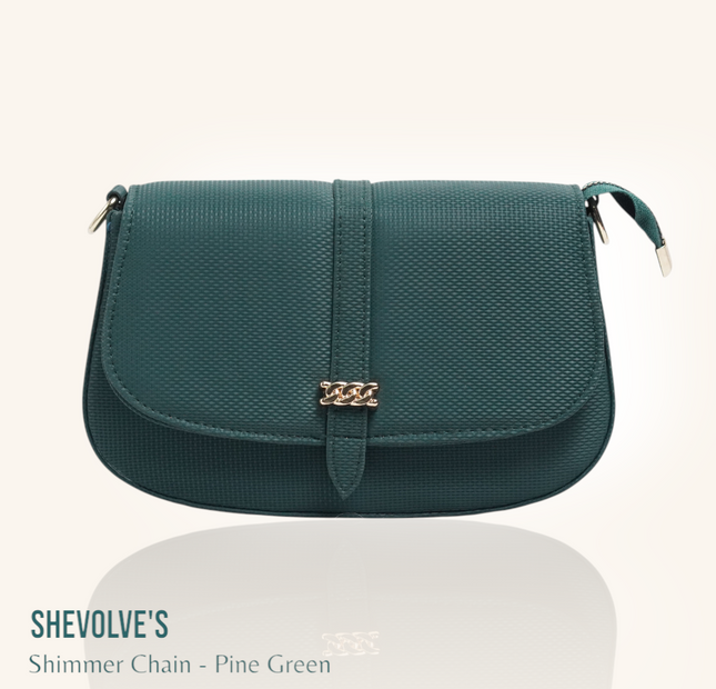 Shevolve Shimmer Chain - Pine Green