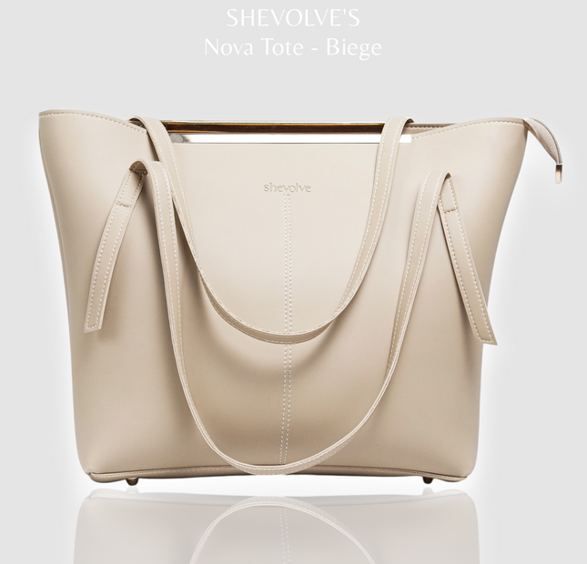 Shevolve Nova Tote - Beige