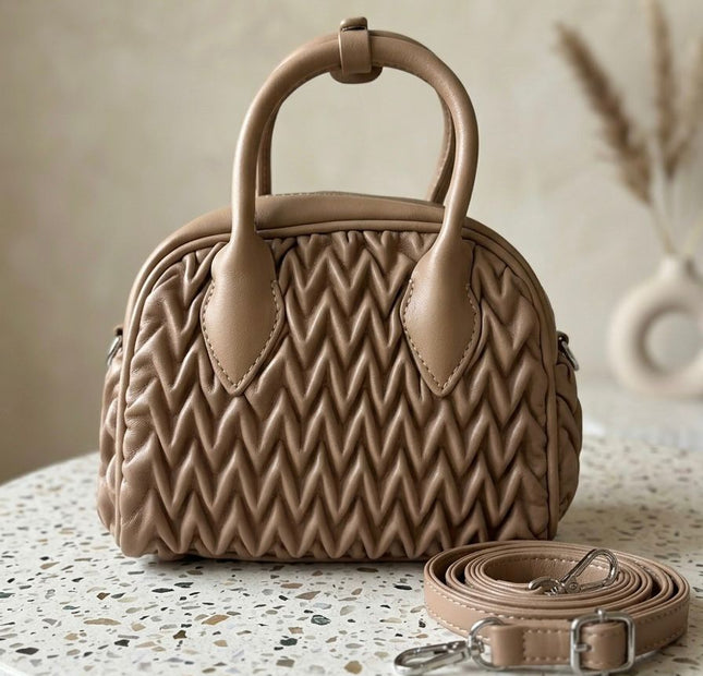Liu Jo Boston Bag- Beige