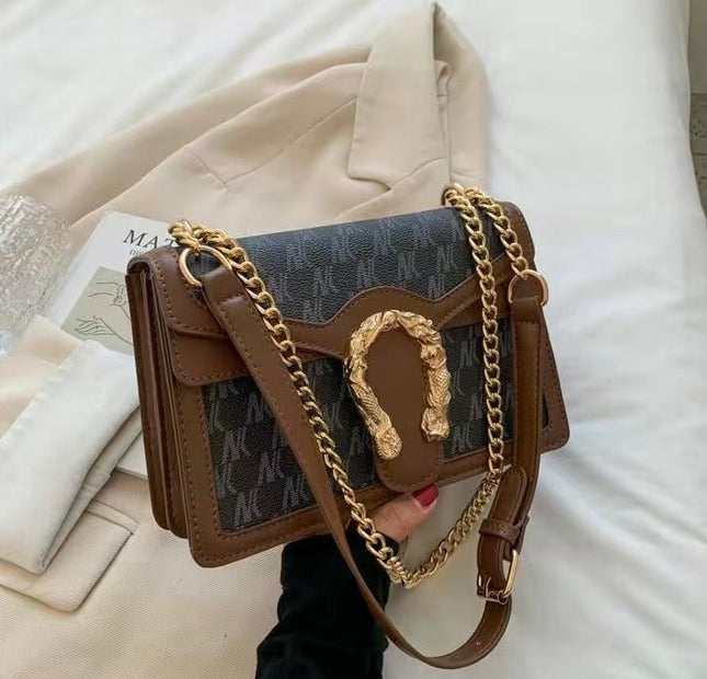 Mermaid Buckle Flap - Brown