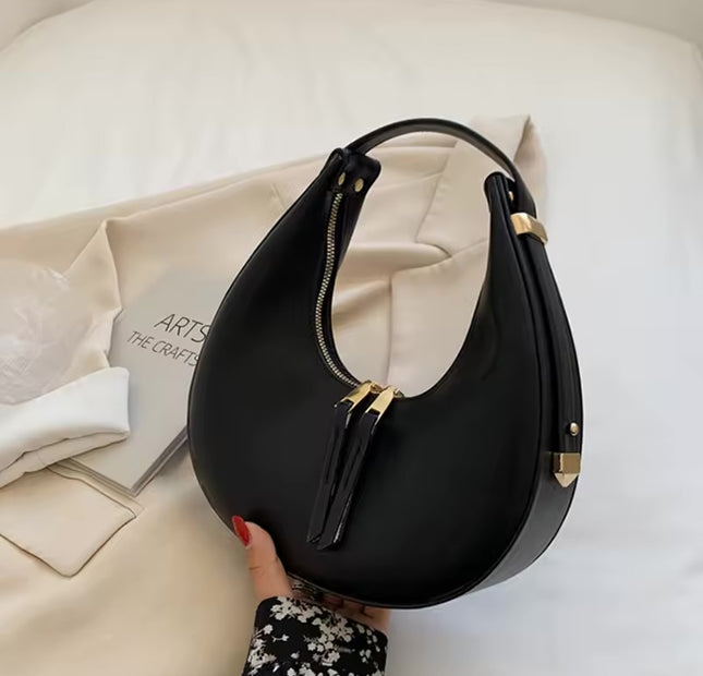 Crescent Curve Bag - Black