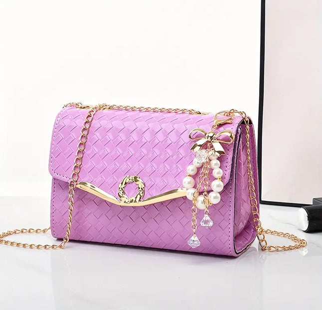 Pearl Purple Envelope Bag