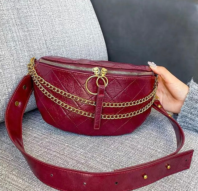 Fanny Pack - Pattern Maroon