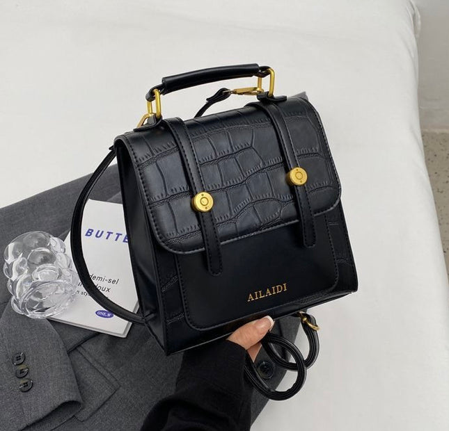 Ailadi Croc Backpack - Black
