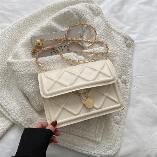 Coin Quilt - White
