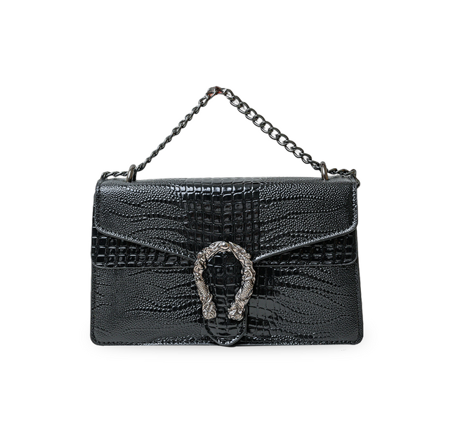 Mermaid Croc Flap - Black