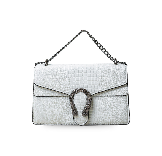 Mermaid Croc Flap - White