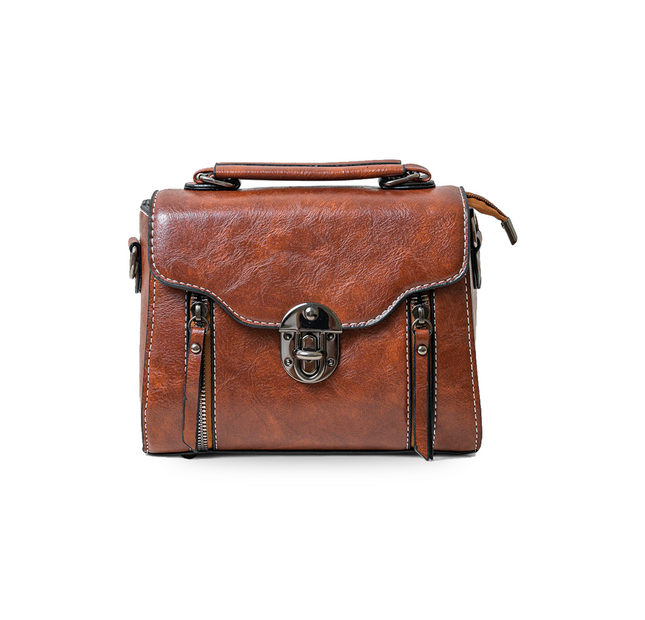 Satchel Vintage Bag - Brown