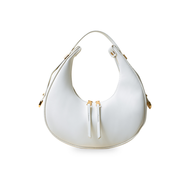 Crescent Curve Bag - White