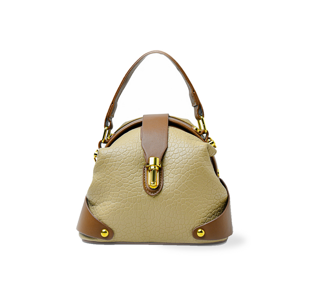 Mini Kiss Lock - Brown