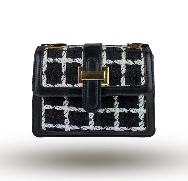 Checkered Flap - Black