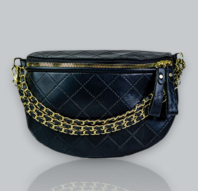 Fanny Pack - Pattern Ring Black