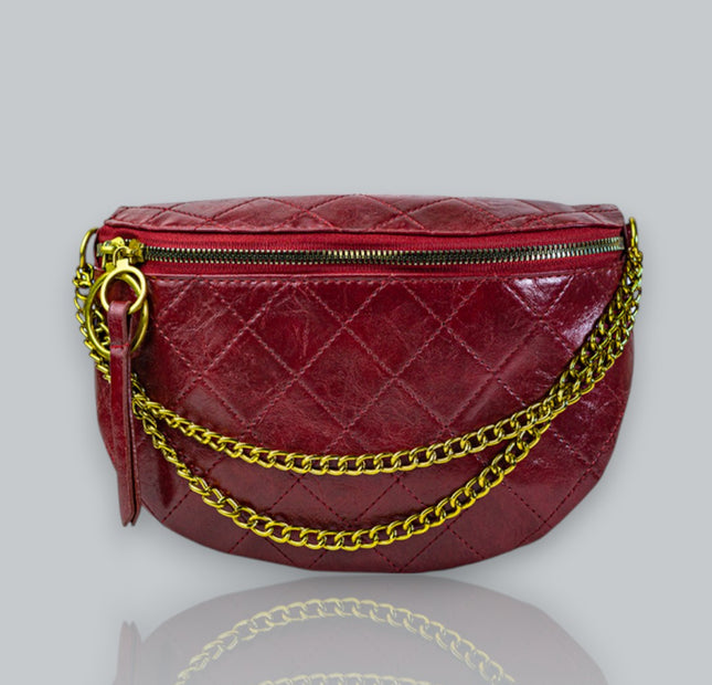 Fanny Pack - Pattern Maroon