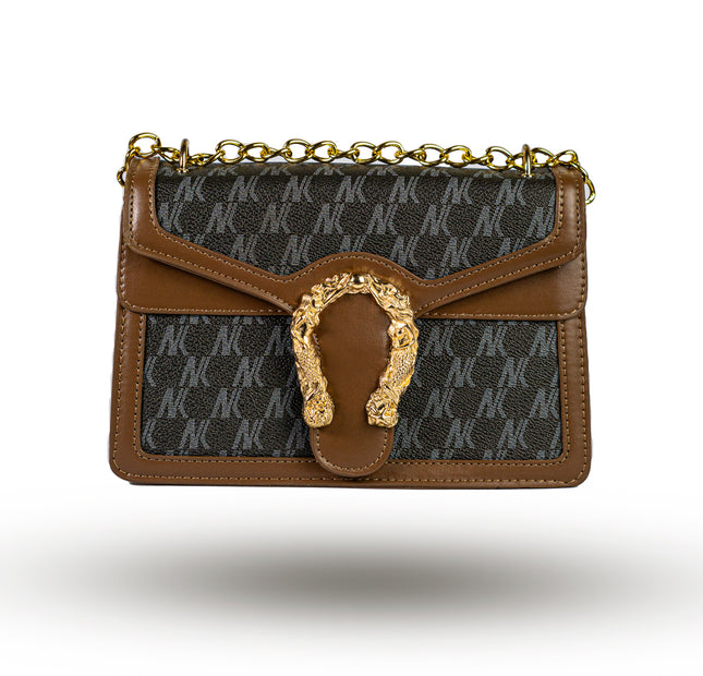 Mermaid Buckle Flap - Brown