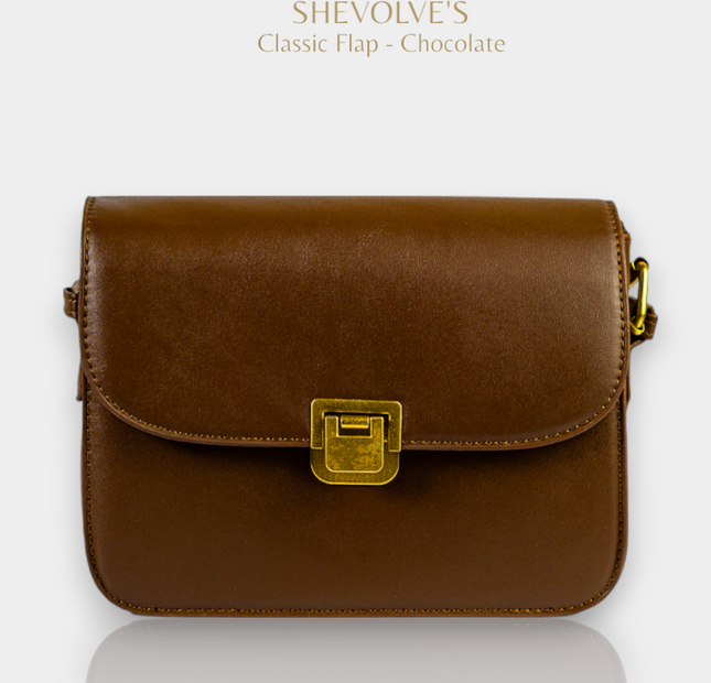 Classic Flap - Chocolate Brown