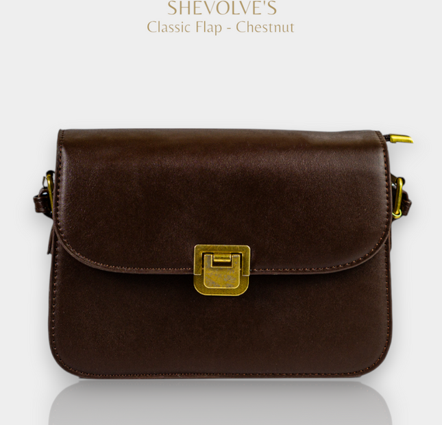 Classic Flap - Chestnut Brown