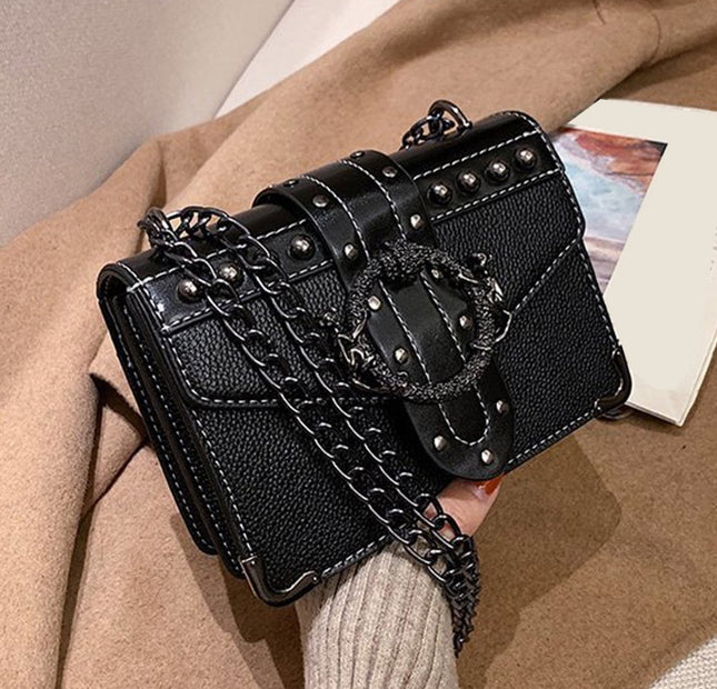 Goth Studded Black