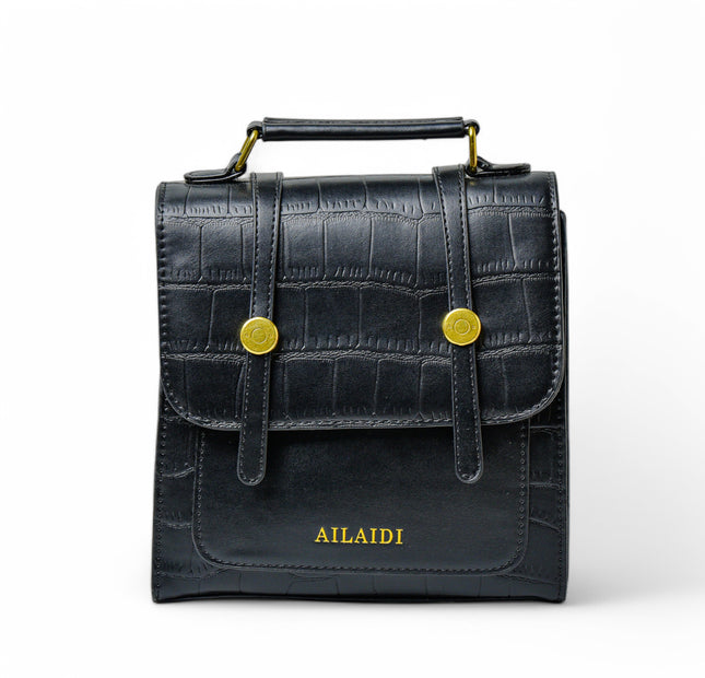 Ailadi Croc Backpack - Black