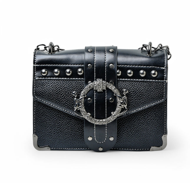 Goth Studded Black