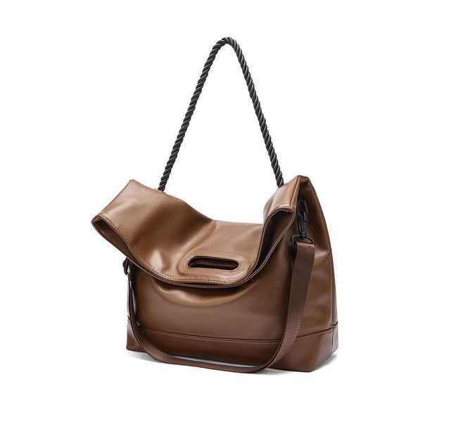Rope Handle Tote - Brown